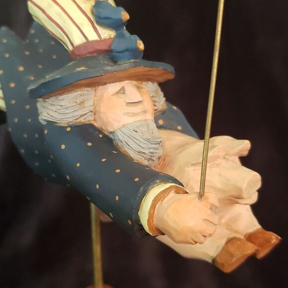 Vintage 1998 Williraye Studio Uncle Sam w/ Flying Pig WW1307 - Original Box - Picture 5 of 9